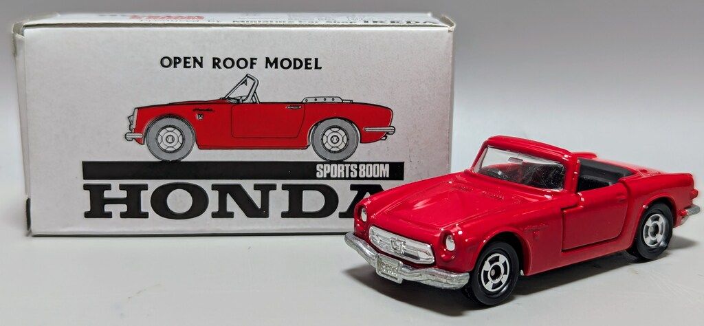 トミー トミカ日本製/イケダ特注 HONDA S800 オープンルーフ