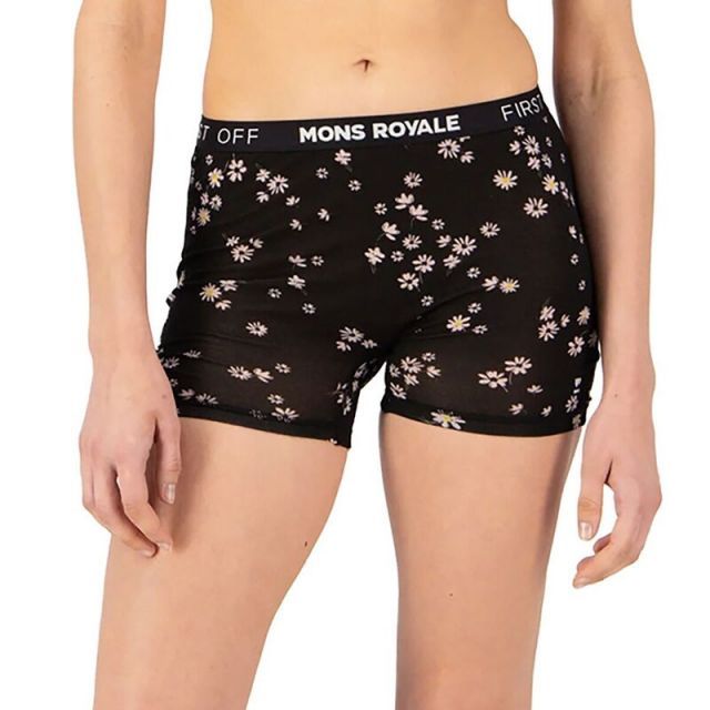 送料無料 モンスロイヤル レディース パンツ アンダーウェア Hannah Hot Pant Underwear - Women s Black Daisy