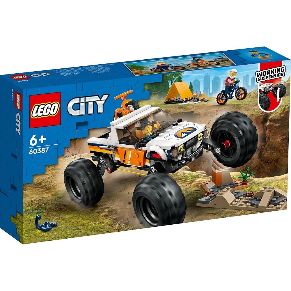 レゴLEGO シティ 4WDオフロードアドベンチャー 60387 おもちゃ