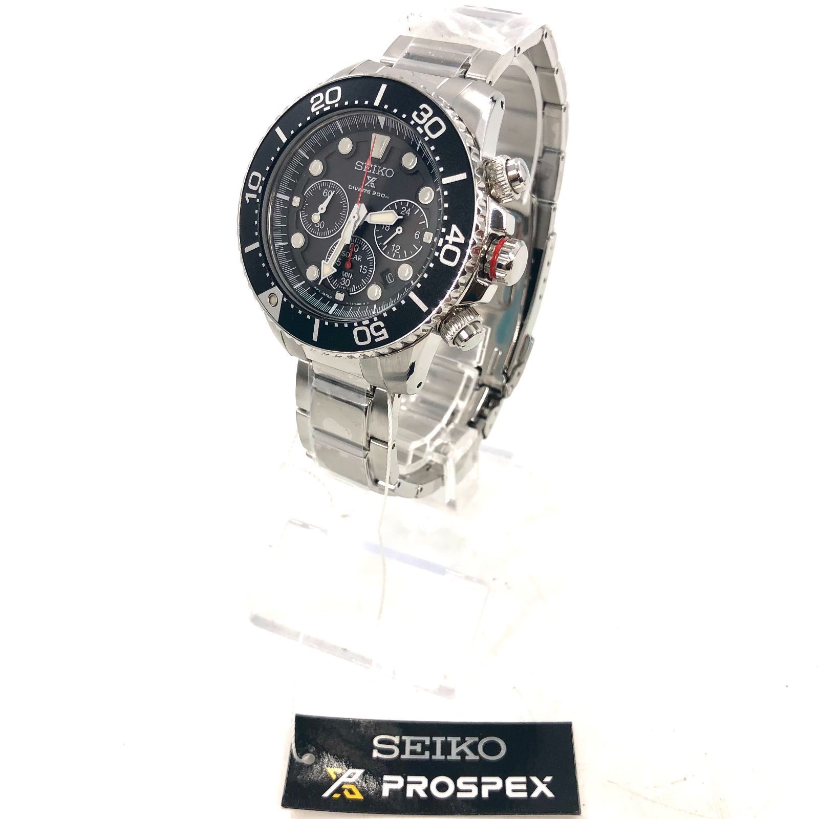 SEIKO セイコー ダイバーズ PROSPEX プロスペックス V175-0EY0 SS  