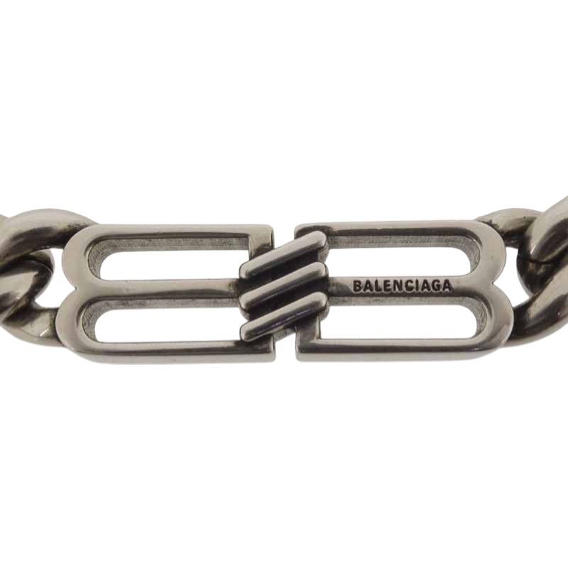 バレンシアガ　BALENCIAGA BB ICON グルメットネックレス 関税込み☆ギフトにも【BALENCIAGA】BB ICON NECKLACE Gold