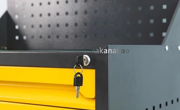 カー修理用ツールカートの引き出しハードウェア修理用手押し箱多機能移動式重型ツール低キャビネット作業台