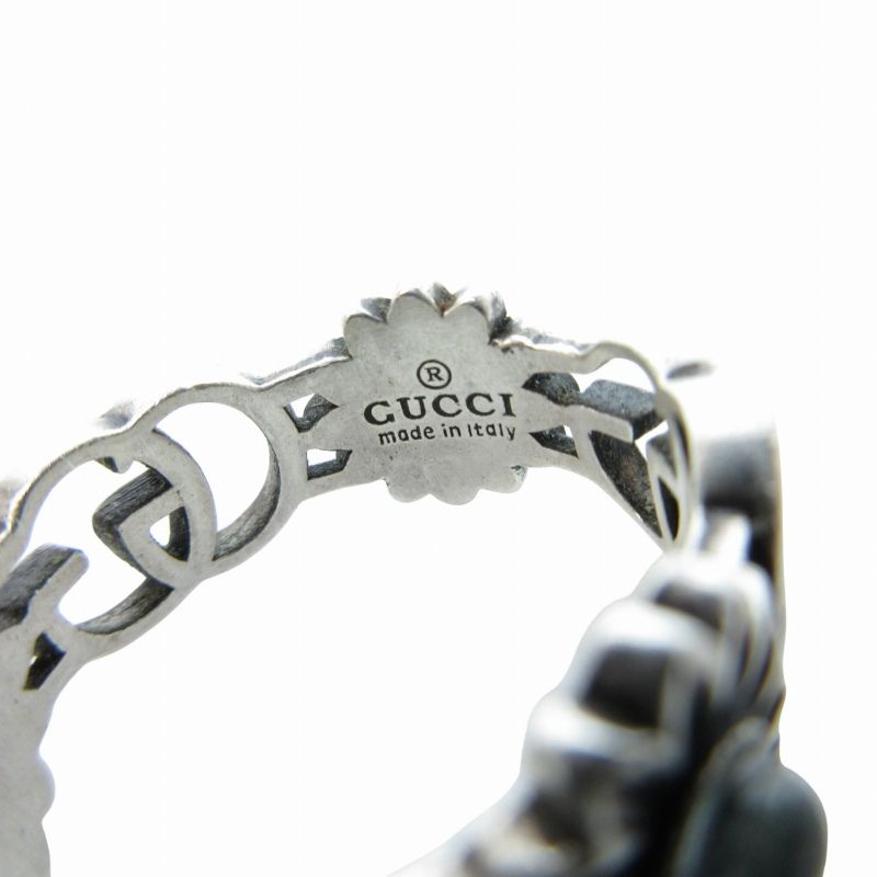 グッチ GUCCI ダブルG マザーオブパール リング 指輪