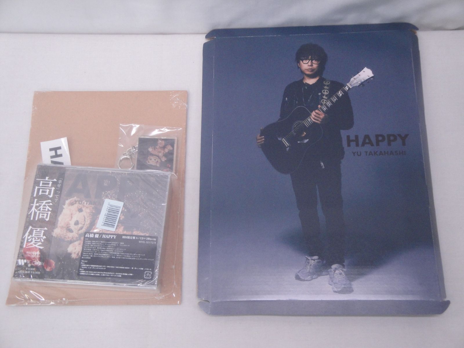 高橋優 HAPPY　初回限定盤CD＋2blu−ray 特典付き 楽天ブックス: HAPPY (初回限定盤A CD＋2Blu-ray) - 高橋優