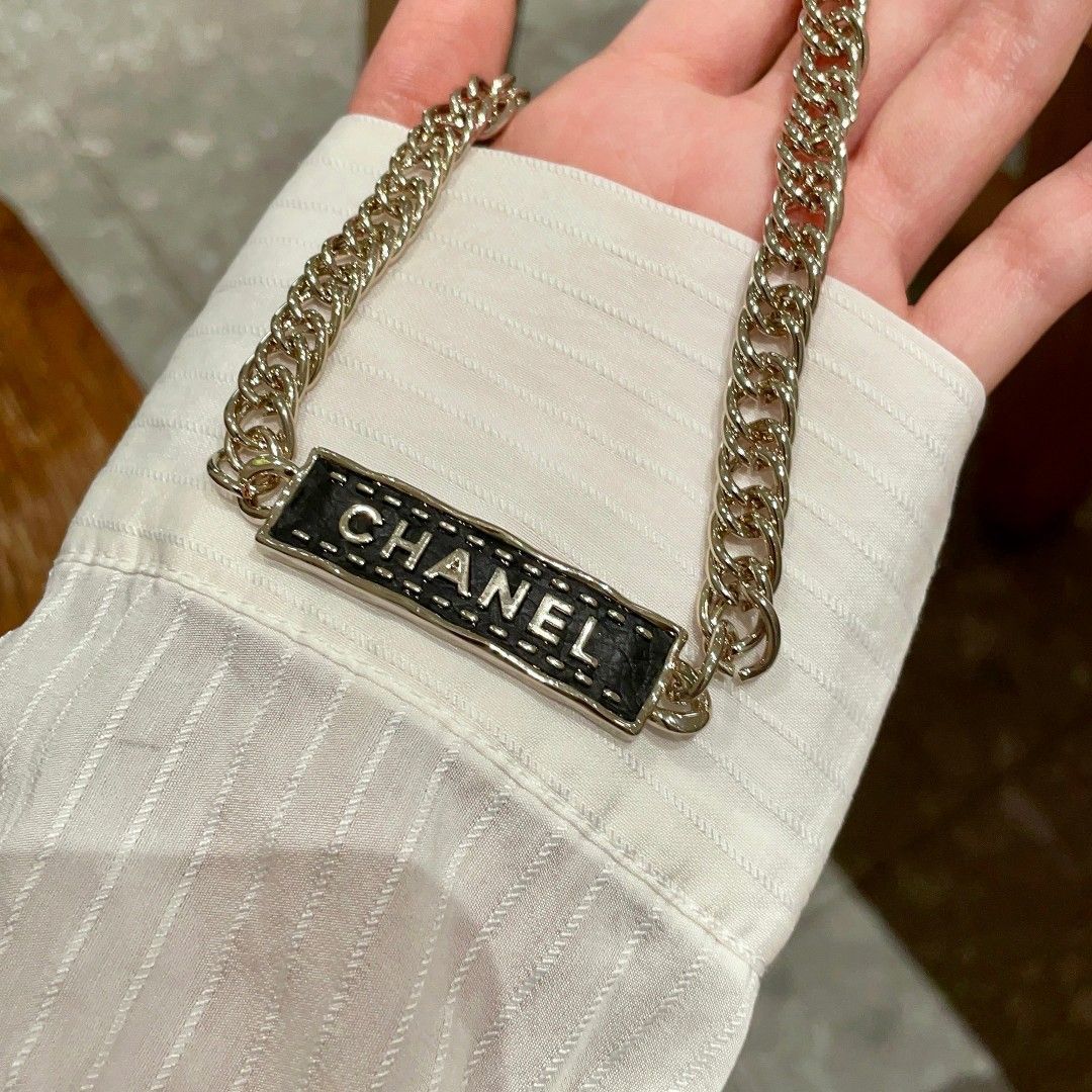 CHANEL シャネル　アルファベットチャーム ベルト 今日特価】CHANEL シャネル 中古 アルファベットネックレス 送料