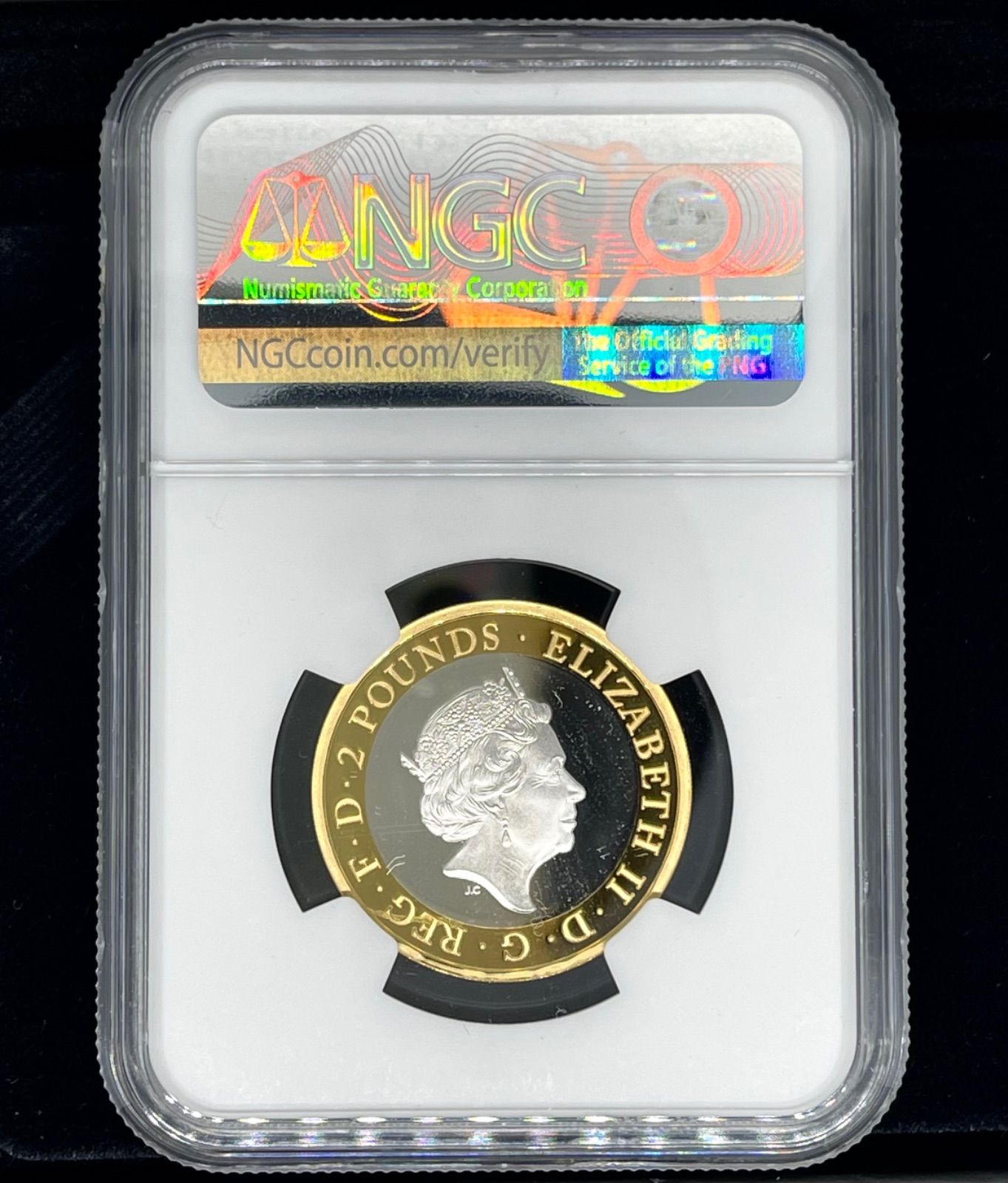 2020年 イギリス メイフラワー号出航400周年2色銀貨 NGC PF70UC - 旧貨幣/金貨/銀貨/記念硬貨 - 硬貨