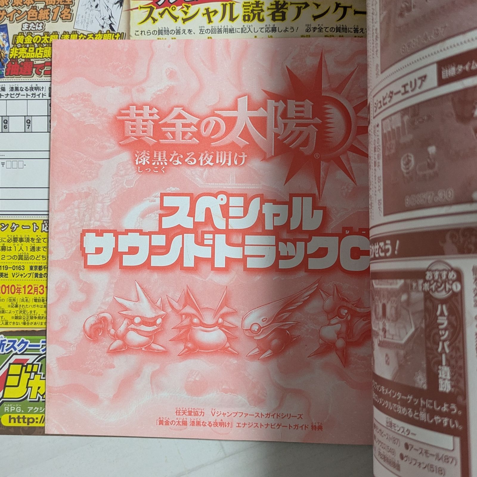CD付き＞黄金の太陽 漆黒なる夜明け NDS版 エナジストナビゲート