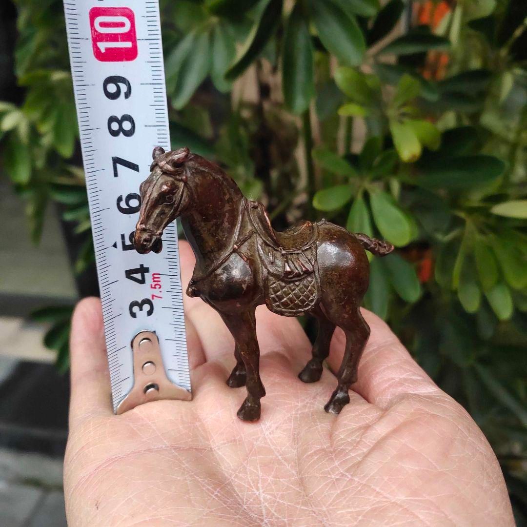 銅細工 小唐馬 置物 馬 装飾品 工芸品 美術品 置物 - メルカリ