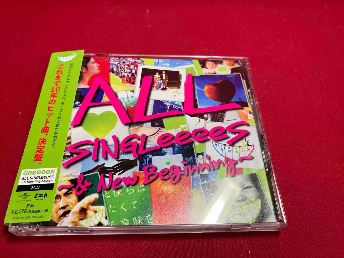 GReeeeN CD コレクション GReeeeN CD ALL SINGLeeeeS~&New Beginning~(通常盤) - メルカリ