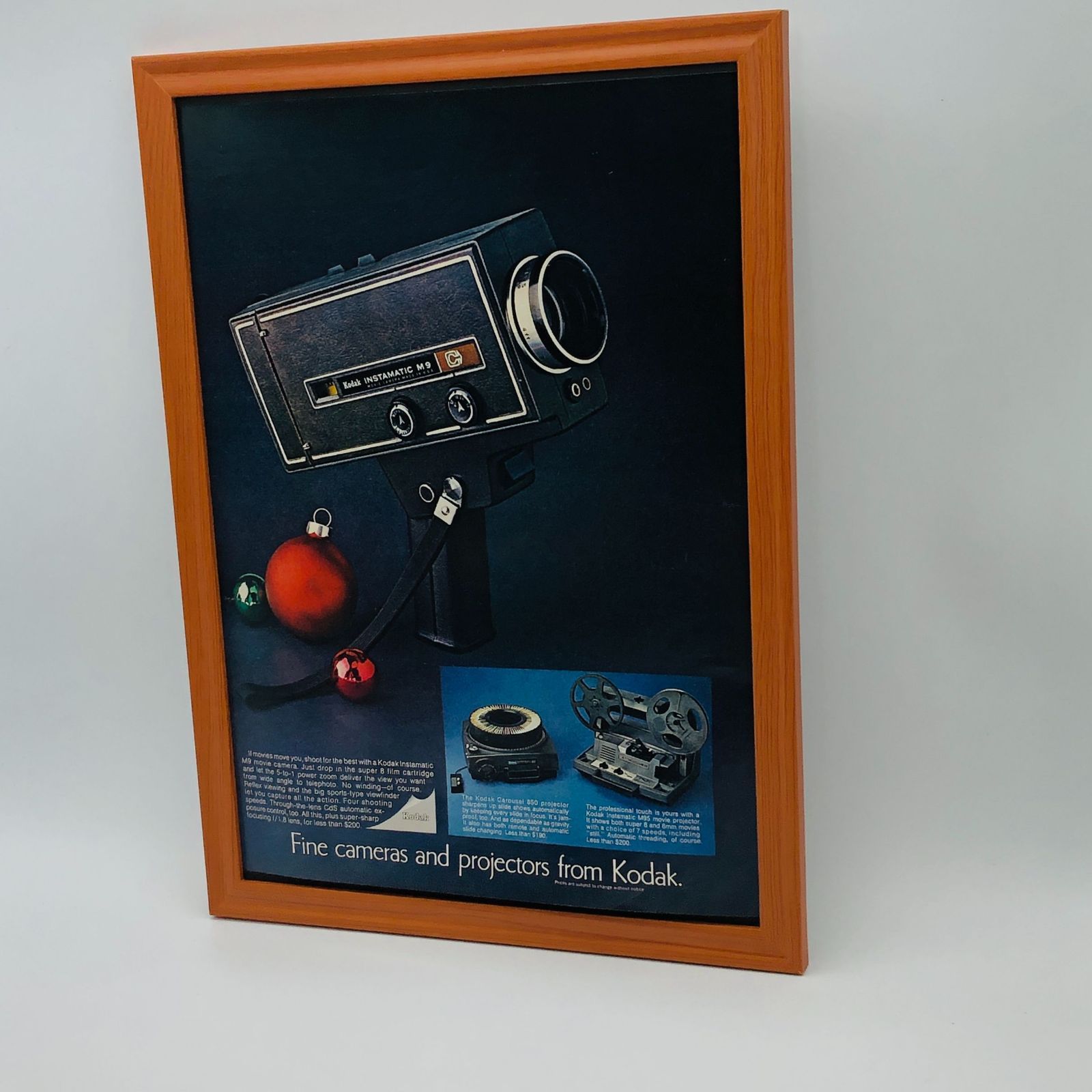 ビンテージ 広告 ポスター 『 コダック 8mmカメラ (Kodak) 』 1960's