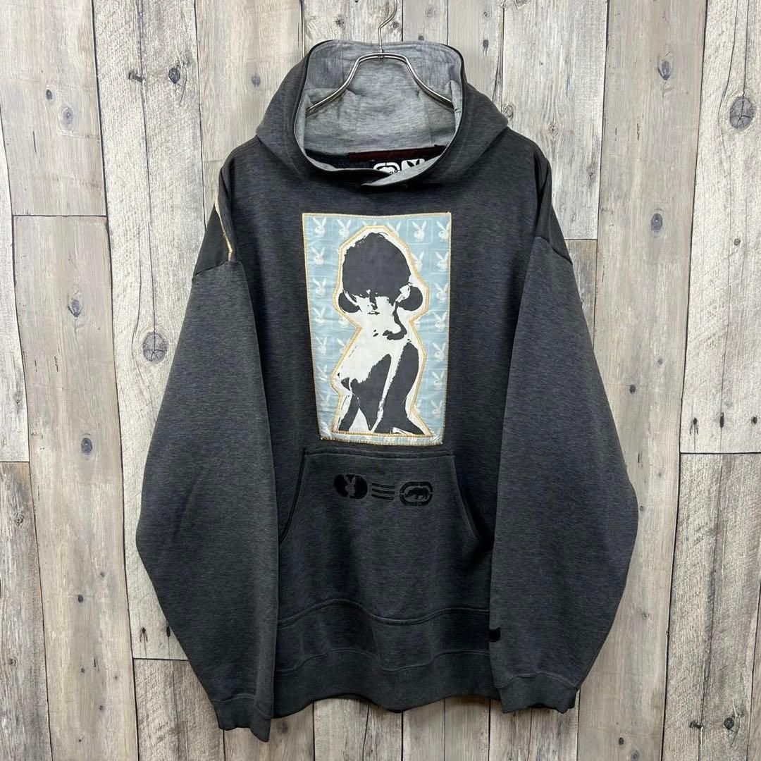 ECKO × PLAYBOY エコー プレイボーイ スウェット パーカー XXL