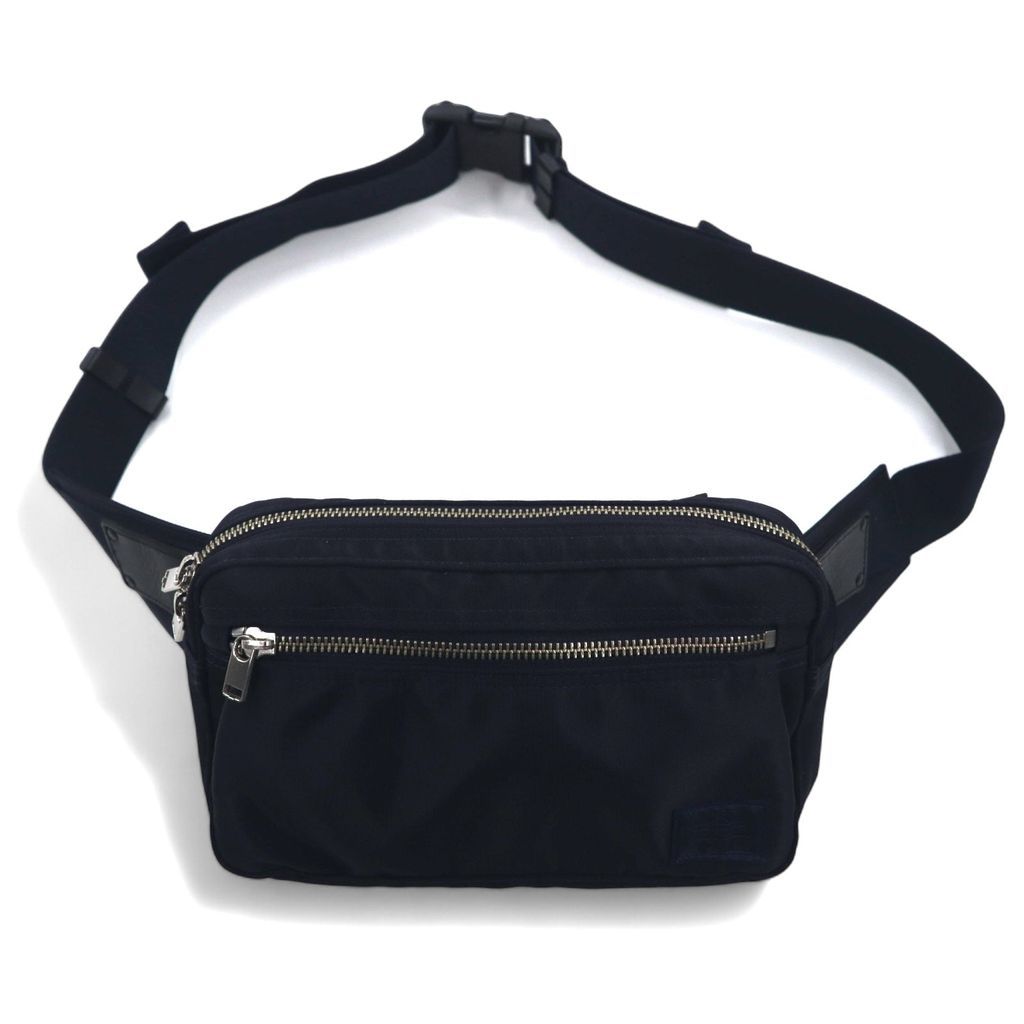 PORTER リフト ショルダーバッグ ウエストバッグ ネイビー ナイロン レザー LIFT 822 06132 日本製