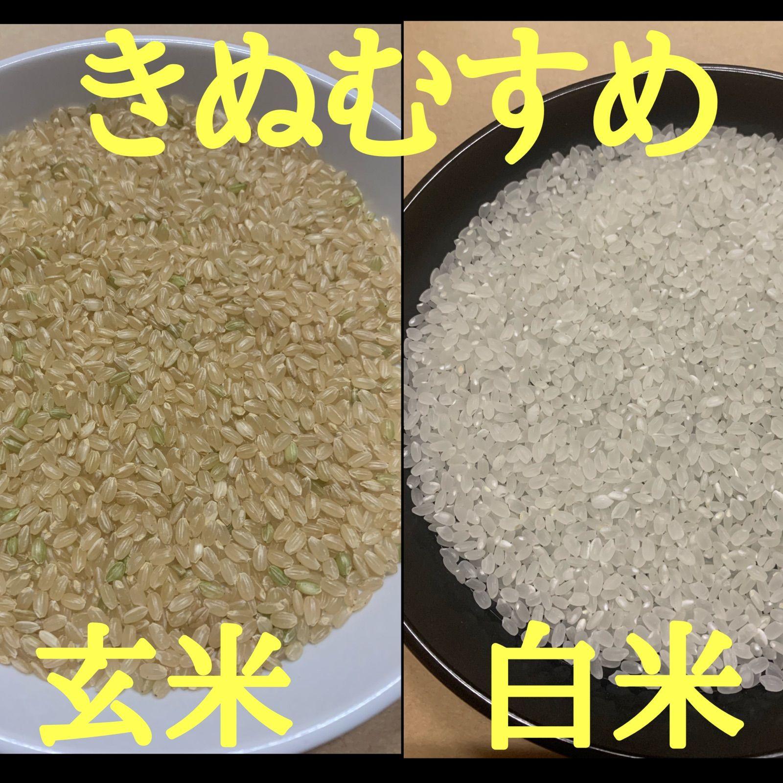 農薬：不使用◇30キロ 令和4年 新米 玄米 美味しいお米 きぬひかり ④ ...