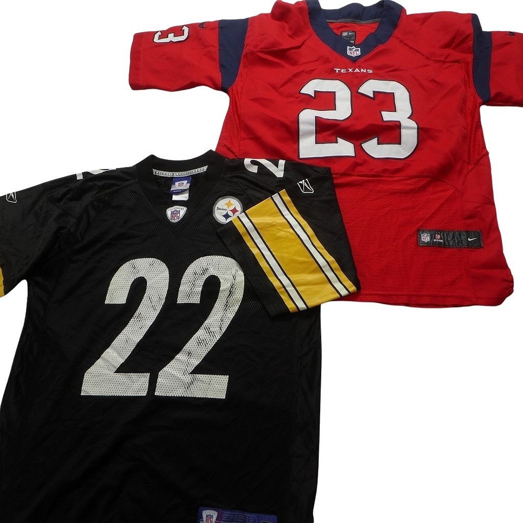 古着卸 まとめ売り NFL ゲームシャツ 8枚セット (メンズ L