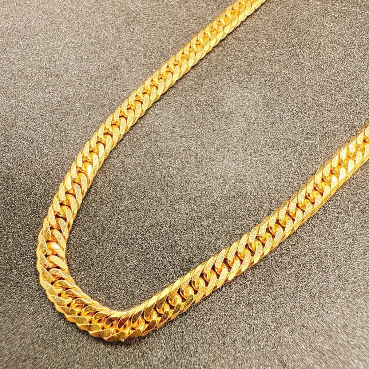 K18 ネックレス 6面ダブル 50.5cm 20.6g 喜平チェーン 本物資産 男女