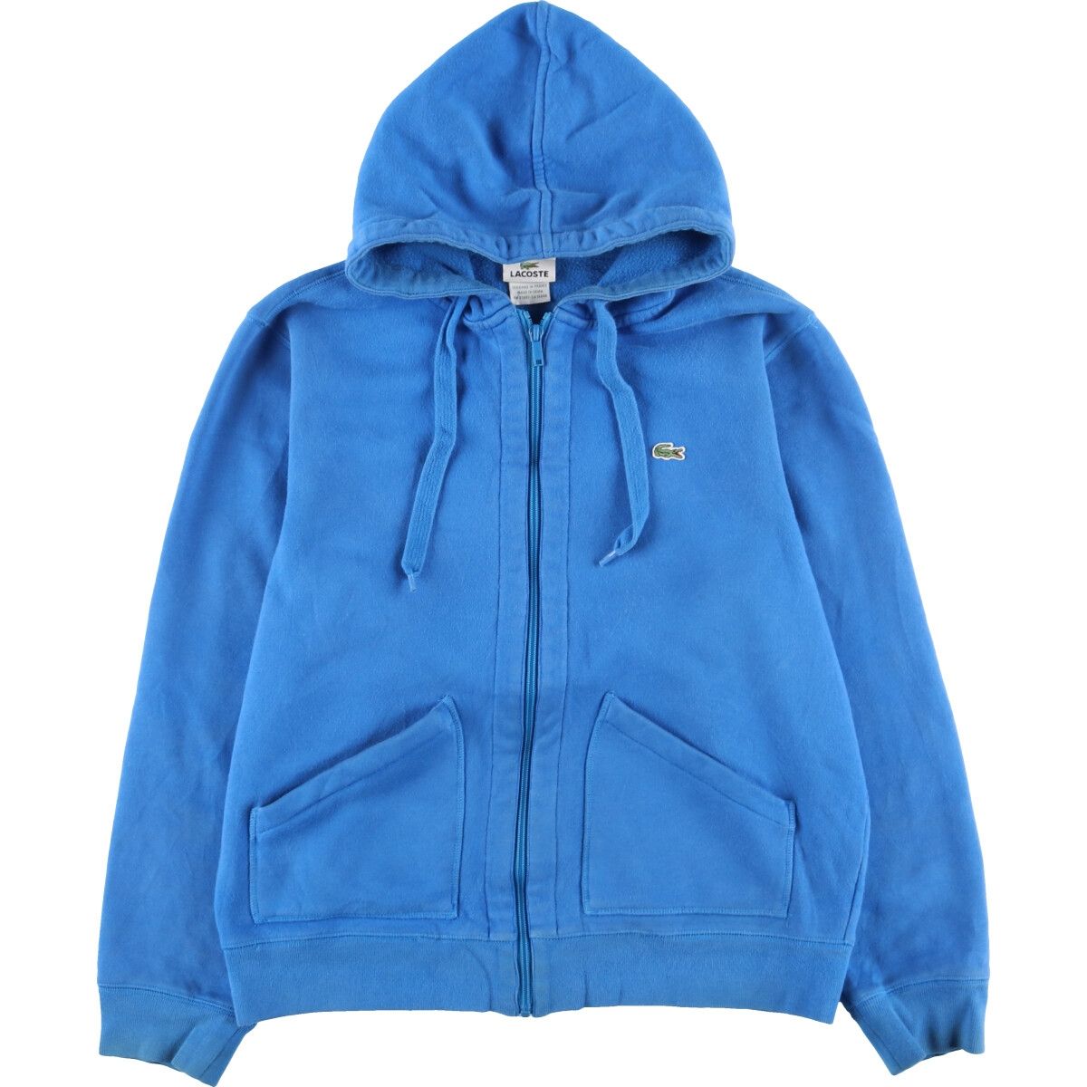 古着 ラコステ LACOSTE スウェットフルジップパーカー メンズL/eaa433720