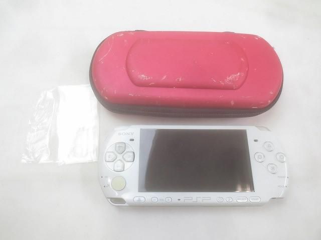品 ゲーム PSP 本体 PSP3000 パールホワイト 動作品 メモリースティック付き