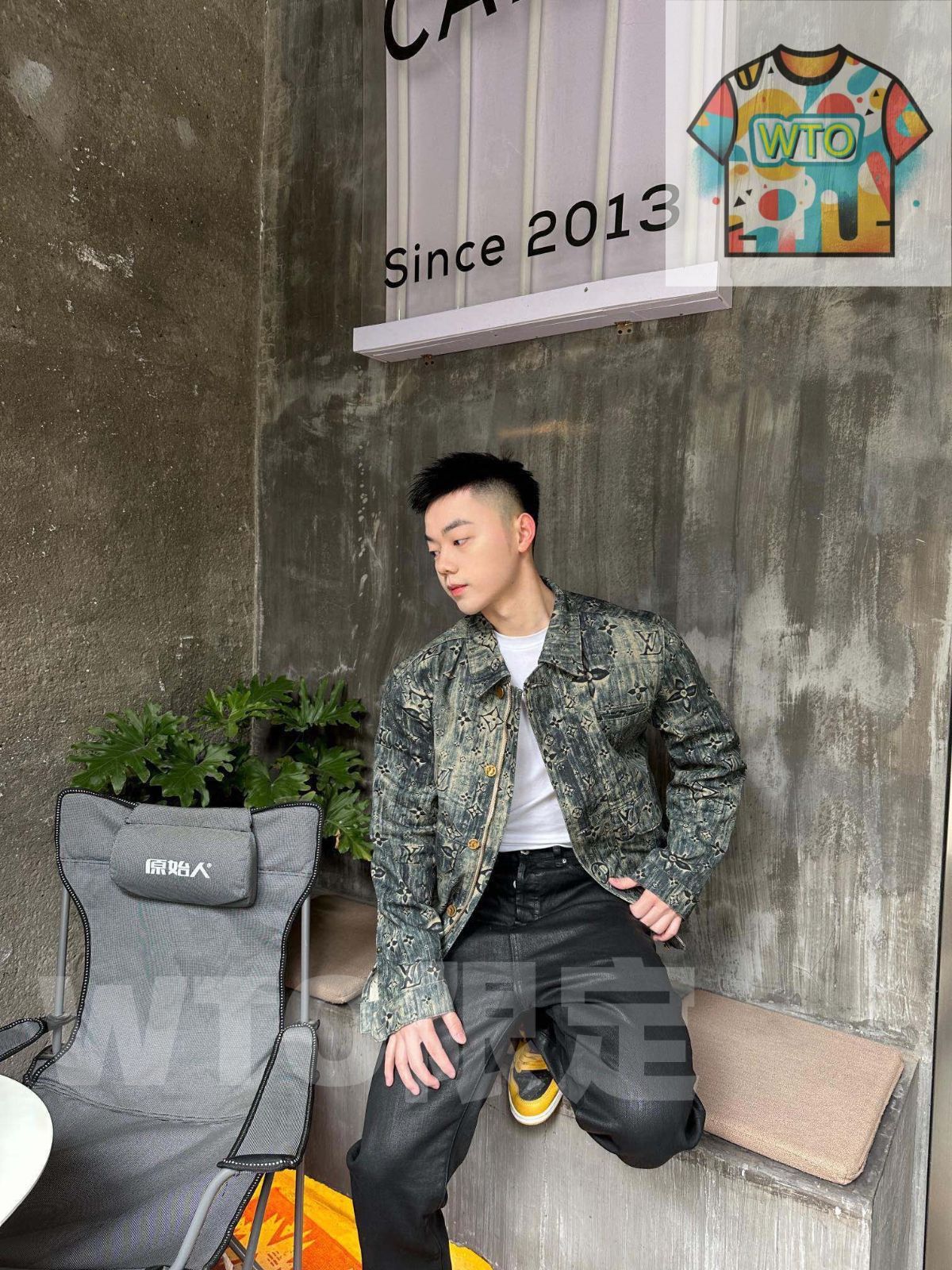 ルイヴィトンジャケット LOUIS VUITTON(ルイヴィトン) 22SS ランドスケープデニム