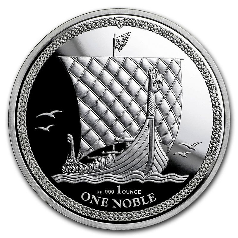 2018年 (新品) イギリス諸島「ノーブル」純銀 1オンス プルーフ 銀貨 保証書・カプセル付き] 2018年 (新品) イギリス諸島「ノーブル