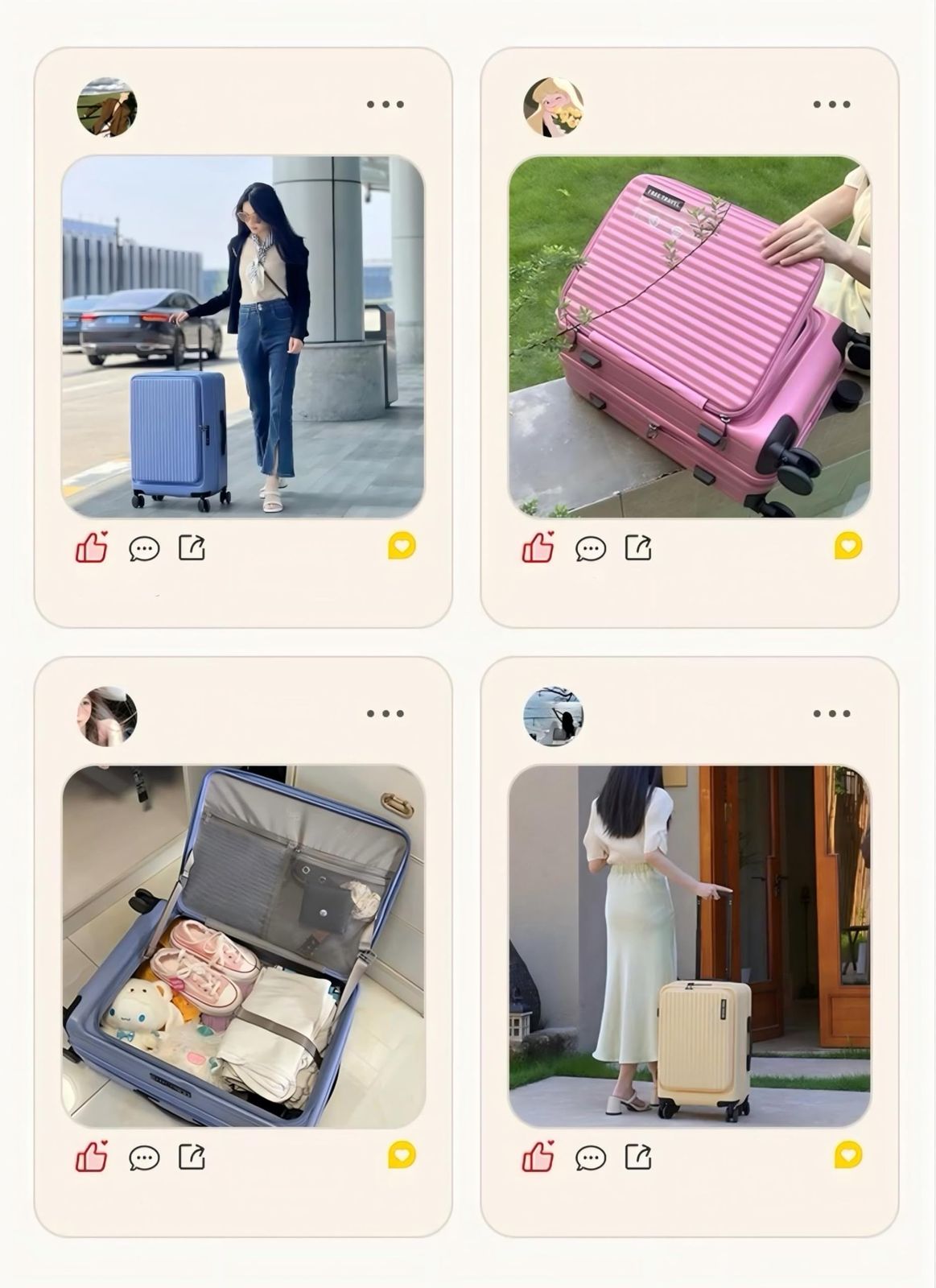  Yuweijie スーツケース キャリーケース 片開き ハード 拡張機能付き フロントオープン 大容量 機内持ち込み 超軽量 ファスナータイプ カップホルダー付き TSAロック キャリーバッグ 横開き ビジネス 出張 1 3泊 39 l 47リットル ダーク その他 旅行かばん 小分けバッグ