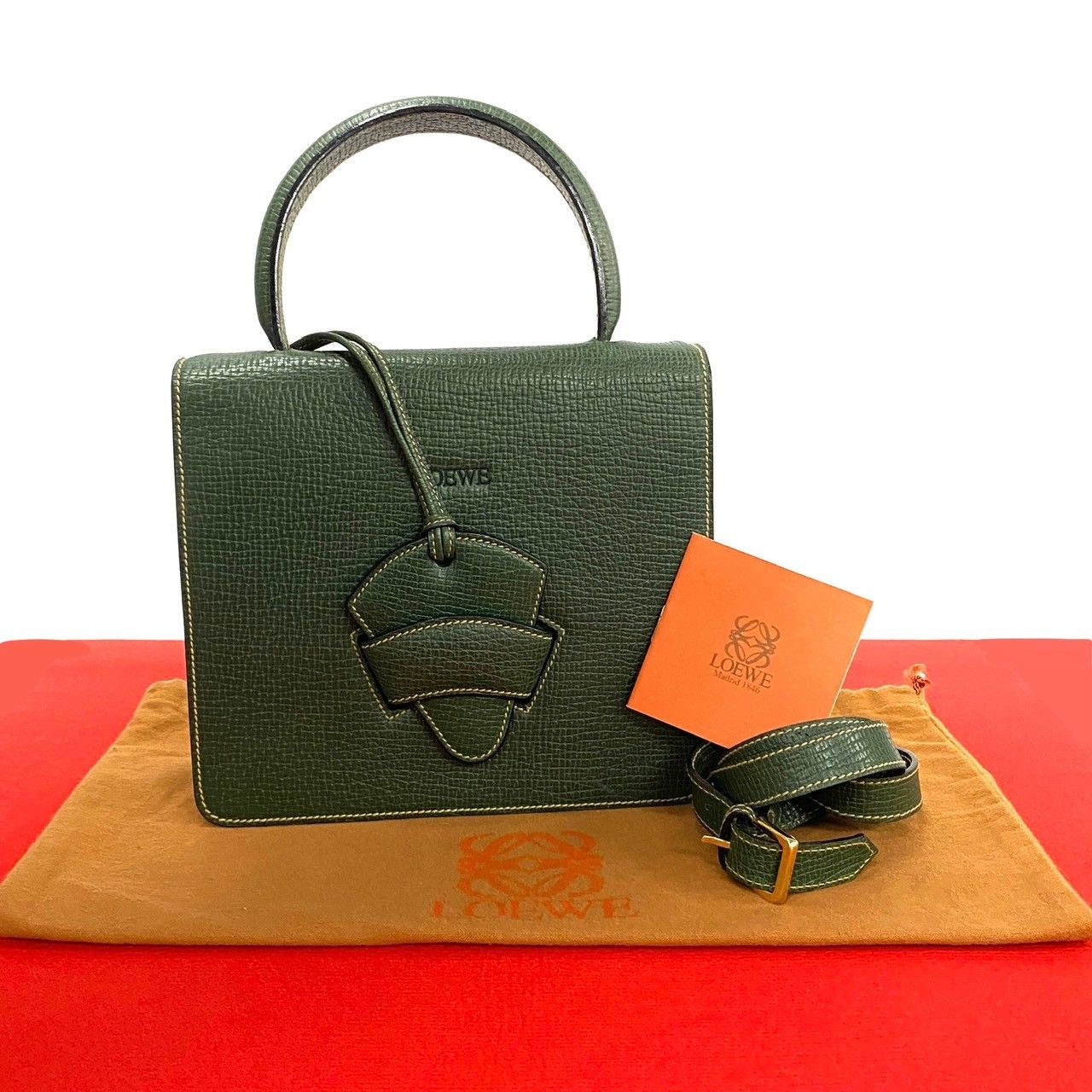 楽天市場】LOEWE ロエベ ヴィンテージ バルセロナ ブラウン