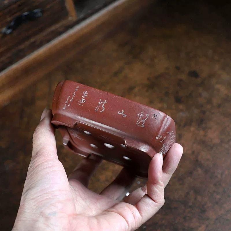 「渓山清遠」紫砂鉢 未使用品 渓山清遠」紫砂鉢 未使用品 - メルカリ