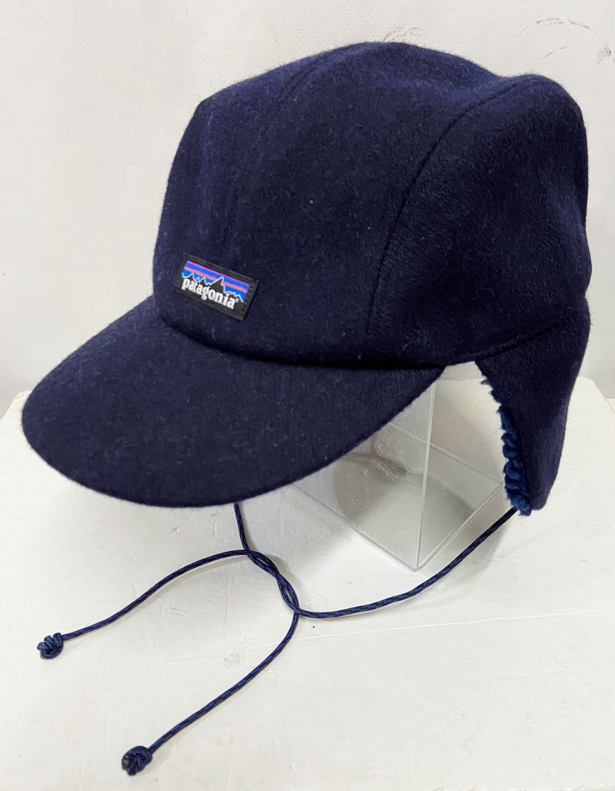 patagonia リサイクルウール イヤーフラップキャップ　ネイビー　L patagonia リサイクルウール イヤーフラップキャップ ネイビー L