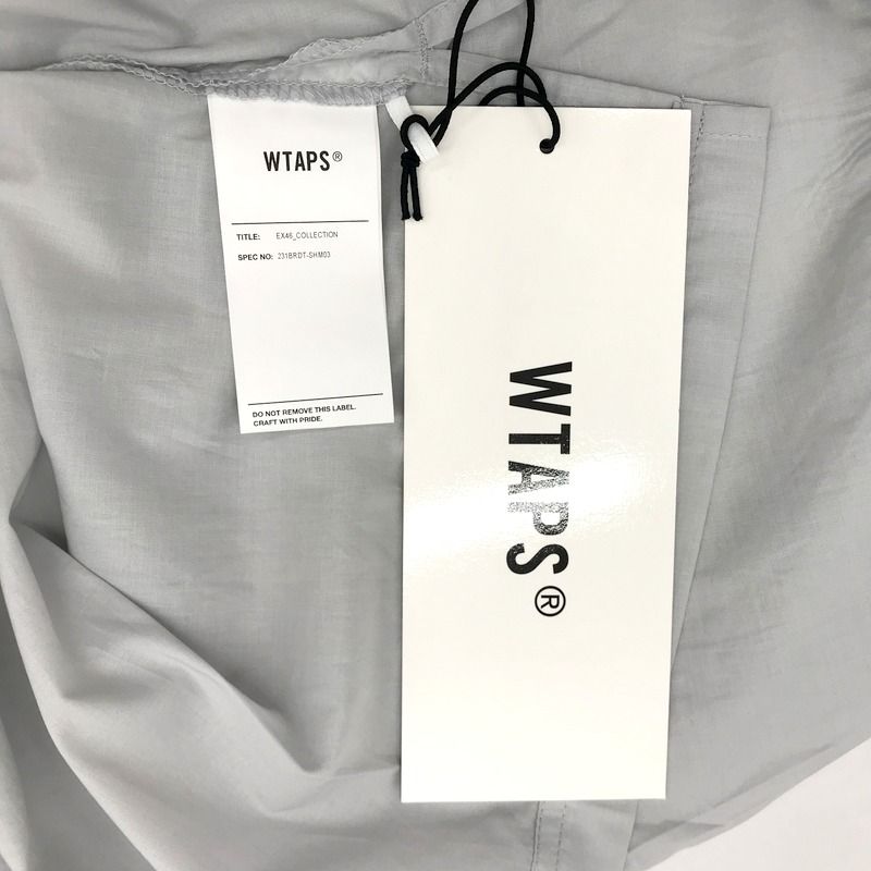 WTAPS シャツ 美品 231BRDT-SHM03 半袖 ミリタリーシャツ
