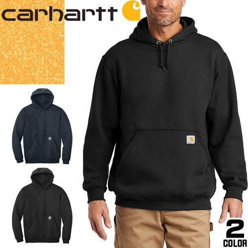 カーハート Carhartt パーカー ミッドウェイト プルオーバーパーカー メンズ 大きいサイズ 裏起毛 厚手 ブランド 長袖 黒 紺 ブラック ネイビー HOODED PULLOVER MIDWEIGHT SWEATSHIRT K121