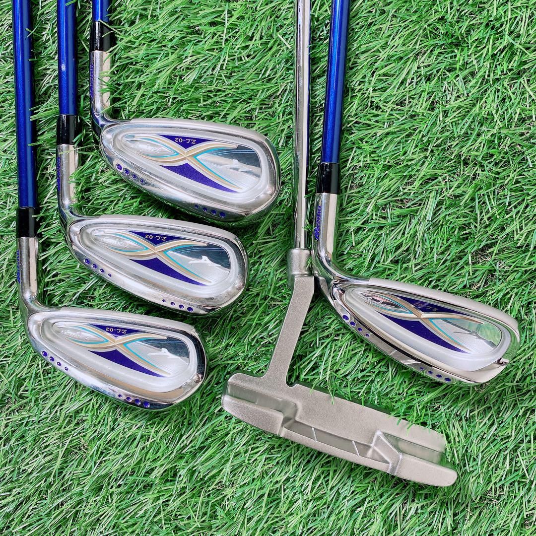 ゴルフレディースセット初心者ミズノゼファーZL-02 右NT986