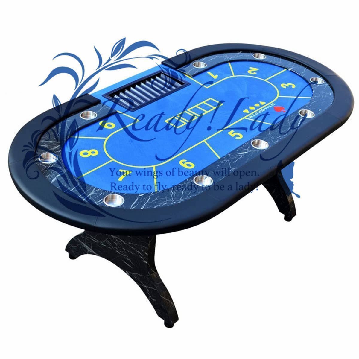 送料無料】ポーカーテーブル 折りたたみテーブル 折りたたみ脚 チップ