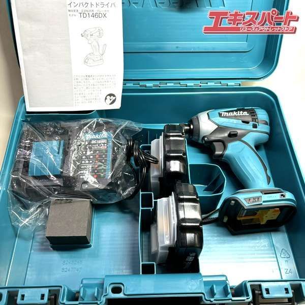 未使用品 マキタ 充電式インパクトドライバ TD146DWHX 18Vバッテリー2 
