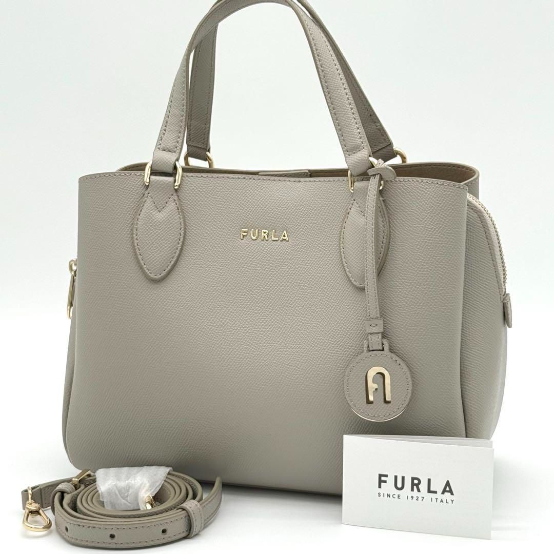 極美品】FURLA ミネルヴァ ハンドバッグ 2way ショルダーバッグ