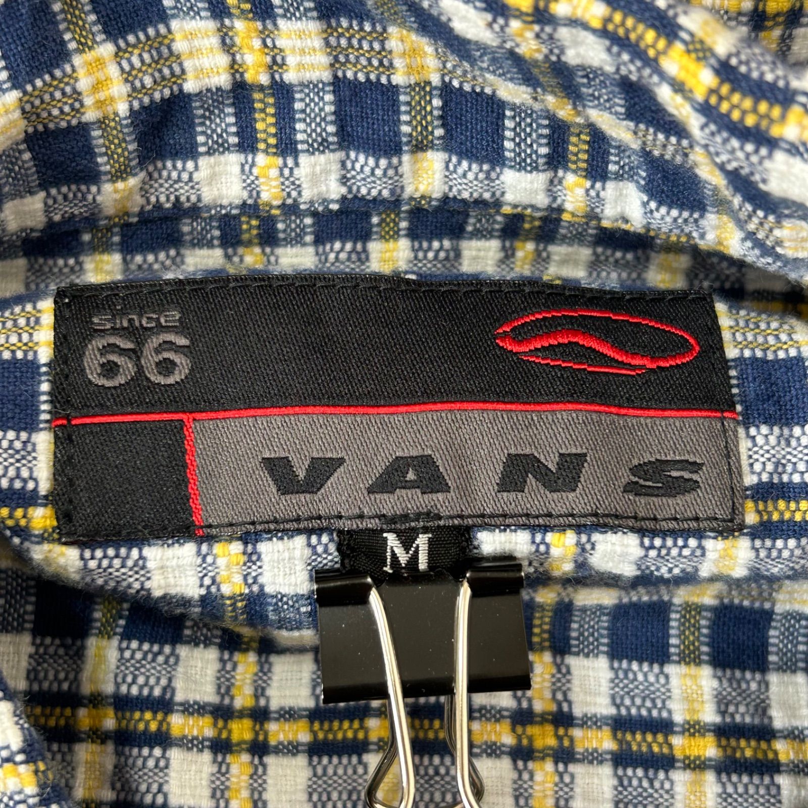 【Vans】 チェック ジップアップ シャツジャケッ　古着　used 楽天市場】バンズ 90s オールド チェック ジップアップ シャツ