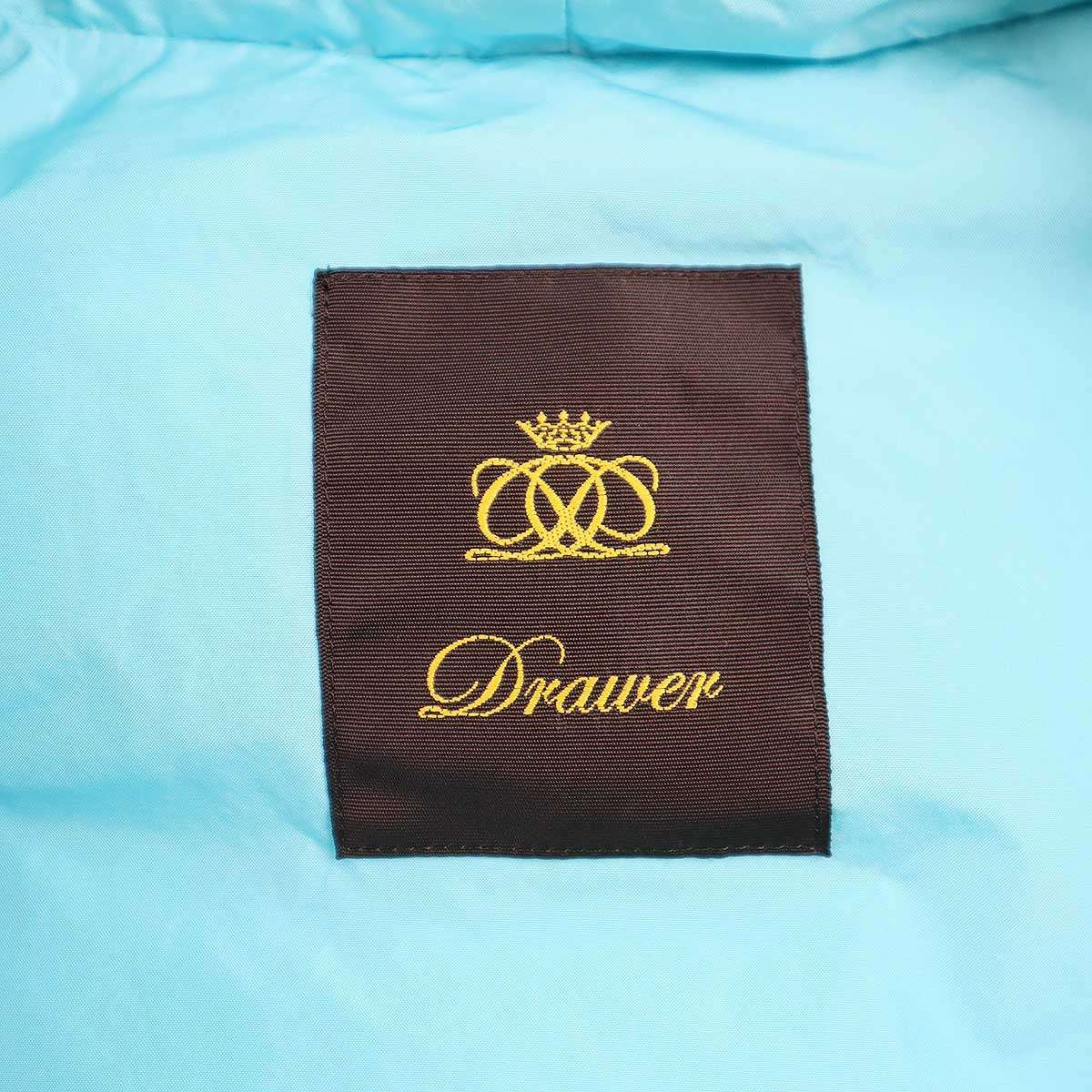 Drawer ドゥロワー 21AW フーデッドロングダウンベスト 6525-299-0783  