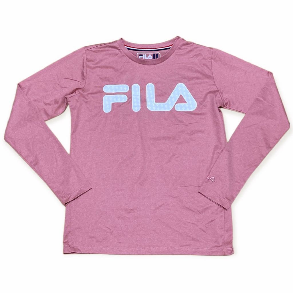 FILA フィラ 長袖Tシャツ ロンT 薄手 長袖シャツ ロングスリーブ