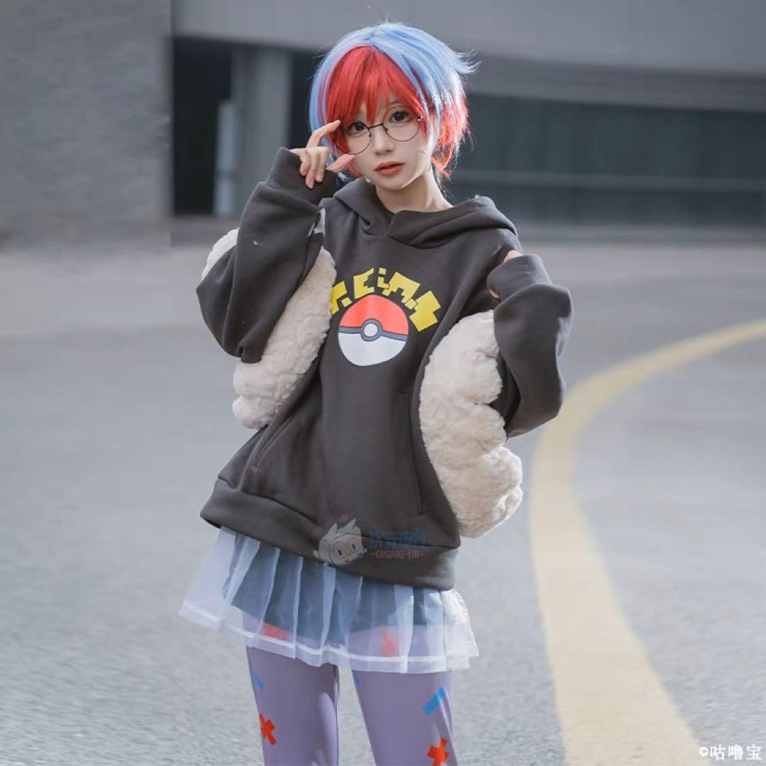 新品未使用 次元電台 ポケモン ボタン イーブイ コスプレ衣装