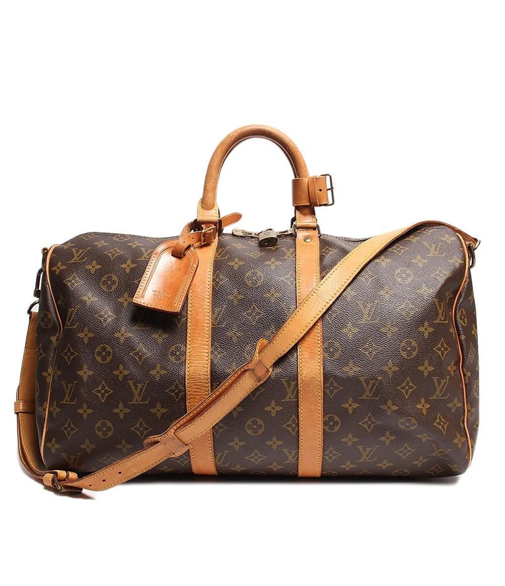 ルイ ヴィトン 2wayボストンバッグ ゴールド金具 キーポル バンドリエール45 モノグラム M41418 ユニセックス LOUIS VUITTON