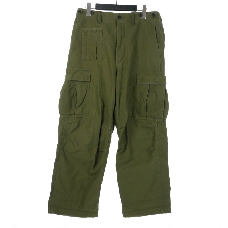 ナイジェルケーボン NIGEL CABOURN ARMY CARGO PANT アーミーカーゴパンツ ミリタリー 32 ダークグリーン 8046-00-50012