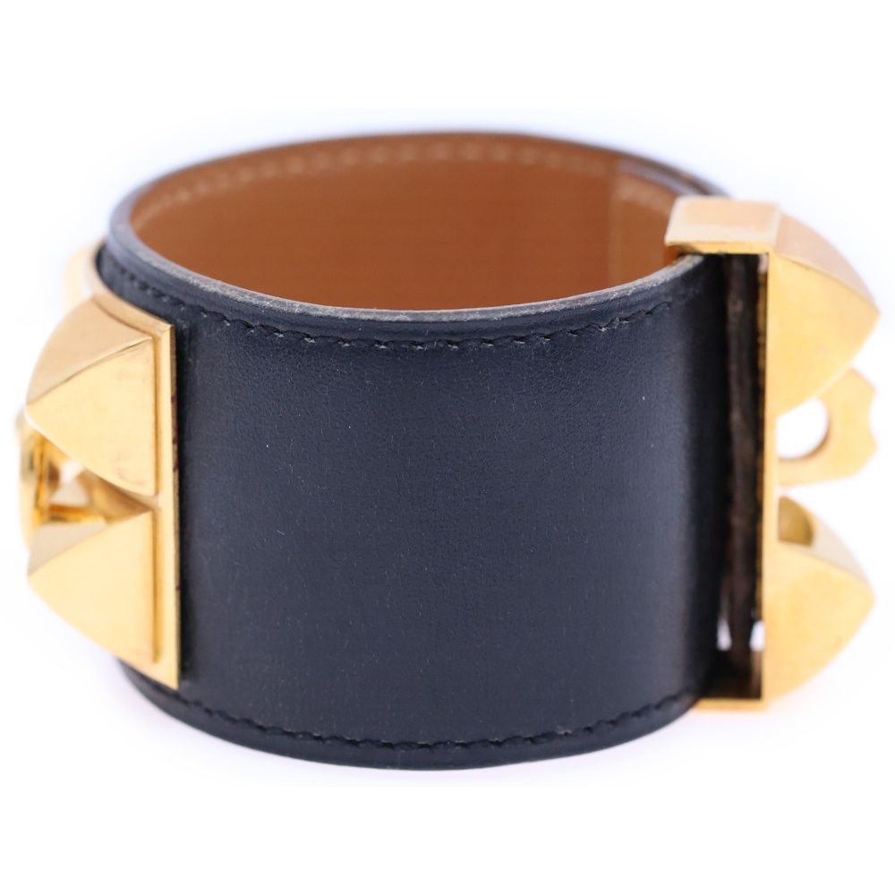 HERMES コリエドシアン　ブラック×ゴールド エルメスコリエドシアン 黒 ゴールド金具 X刻印(2016年頃)刻印