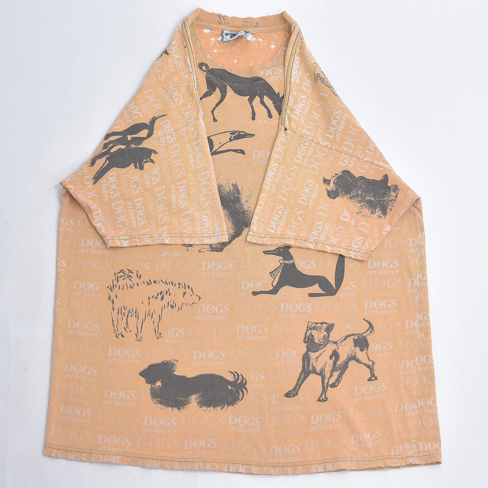 Lee ヴィンテージTシャツ　犬tシャツ ドッグTシャツ　lee 古着　90's 90s アメリカ製 BORO Lee リー DOGS art history ドッグプリント