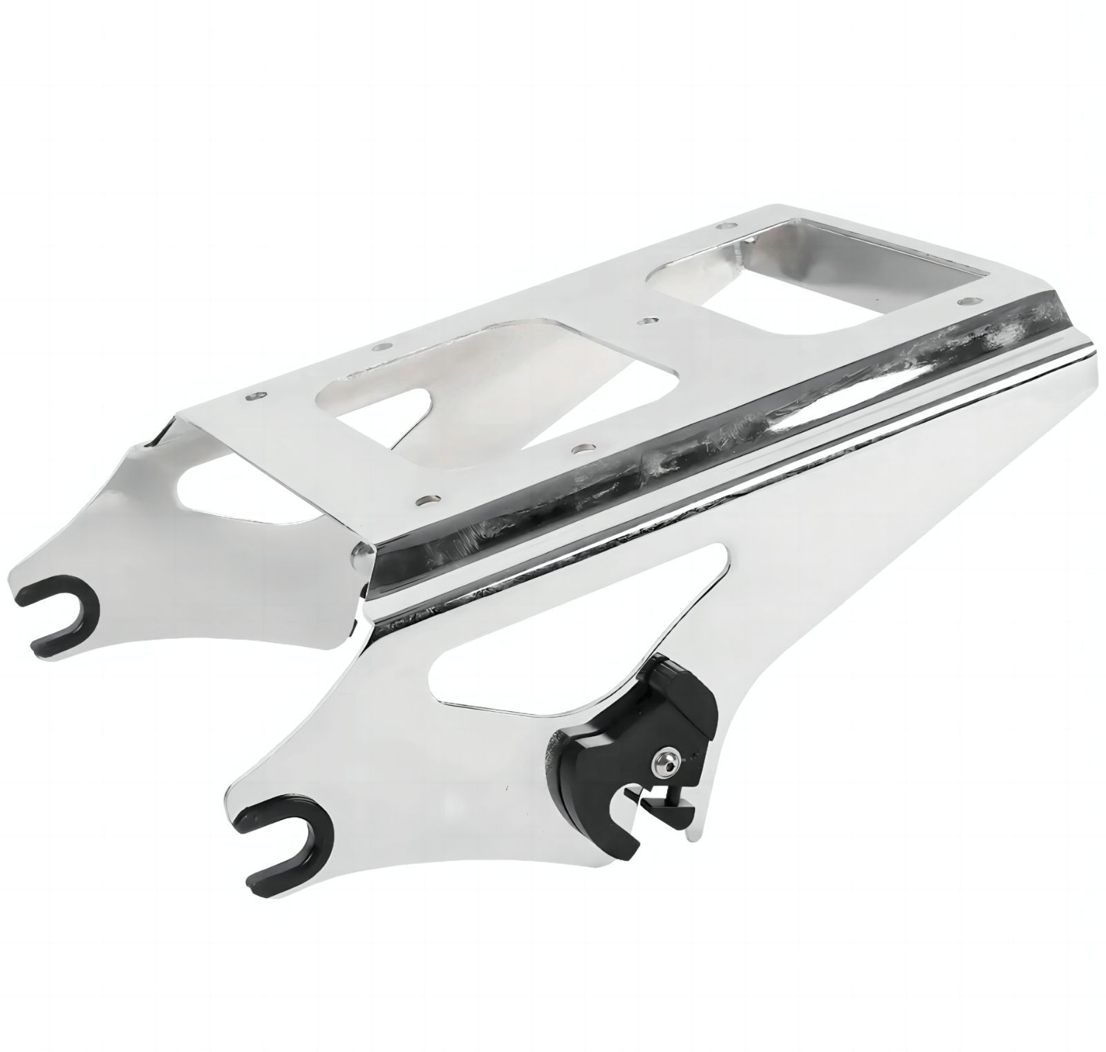 ハーレー ツーリング用 2009-2013 ロードキング ストリートグライド対応 クローム クイックリリースリアラゲッジラック 後部荷物台 BILLOVLOGS_CO_UK