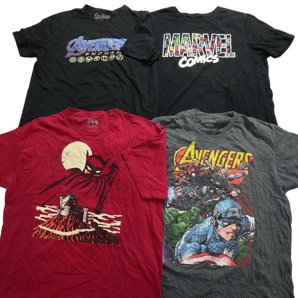 古着卸 まとめ売り マーベル DCコミック 半袖Tシャツ 16枚セット