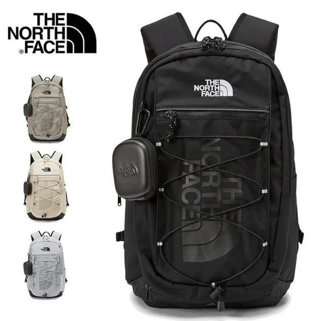 ノースフェイス リュック 通学 30L THE NORTH FACE WHITE LABEL SUPER PACK ポーチ付き バックパック ブラック メンズ レディース
