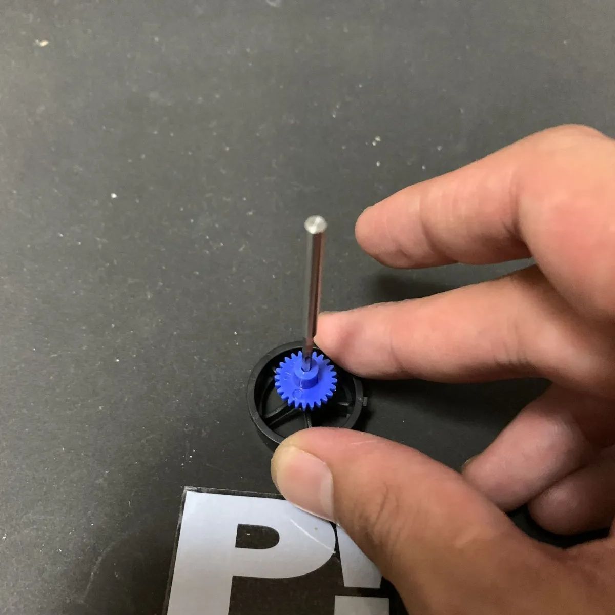 ミニ四駆 治具】シャフトブレード（強化ホイール向け、タイヤ制作 