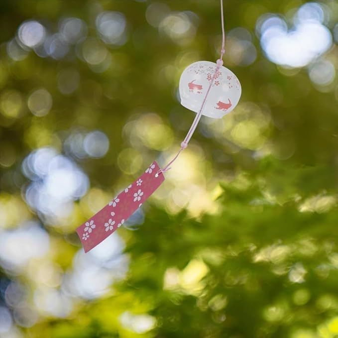 在庫処分】koundeneko ガラス風鈴 4個セット 和風 風鈴 夏の