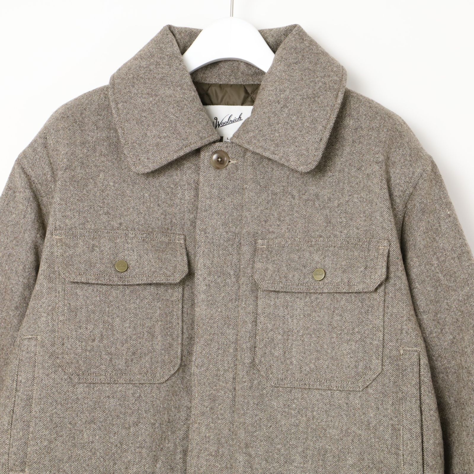 WOOLRICH ウールリッチ 中わた ウール コート メンズ アウターブルゾ XL -774