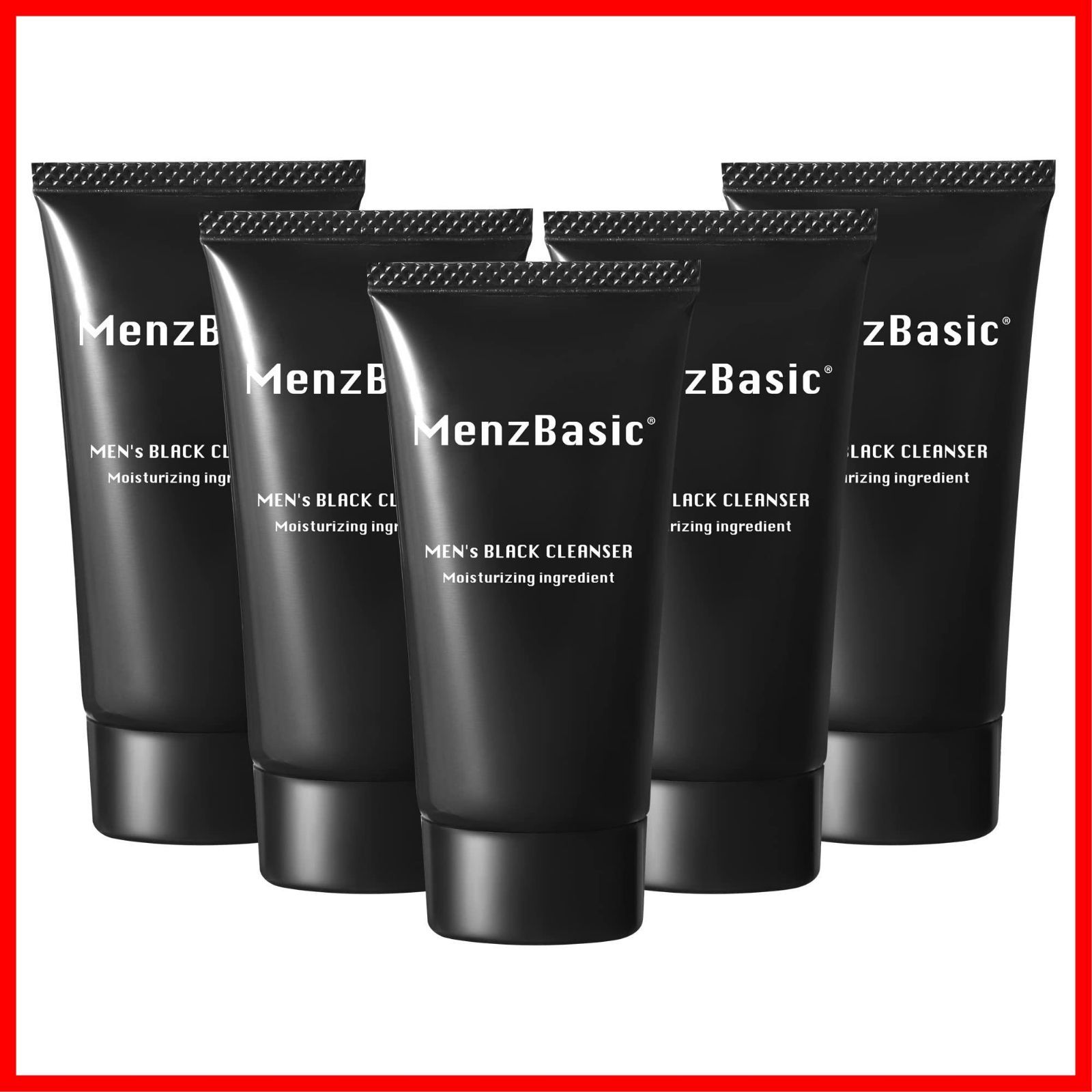 数量 3way洗顔料 ブラッククレンザー クレンジング 角質ケア 美容パック メンズベーシック 炭クレンジング 70g 5個セット