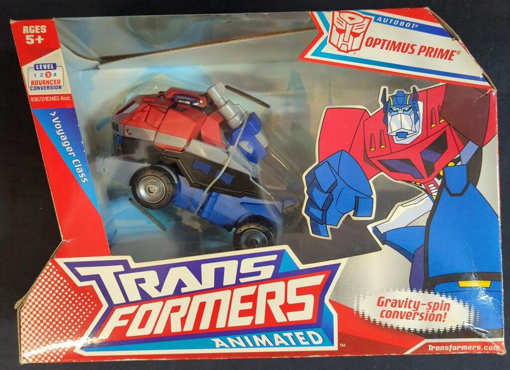 HASBRO ANIMATED VOYAGER OPTIMUS PRIME | 肩にサイバトロンマーク無し