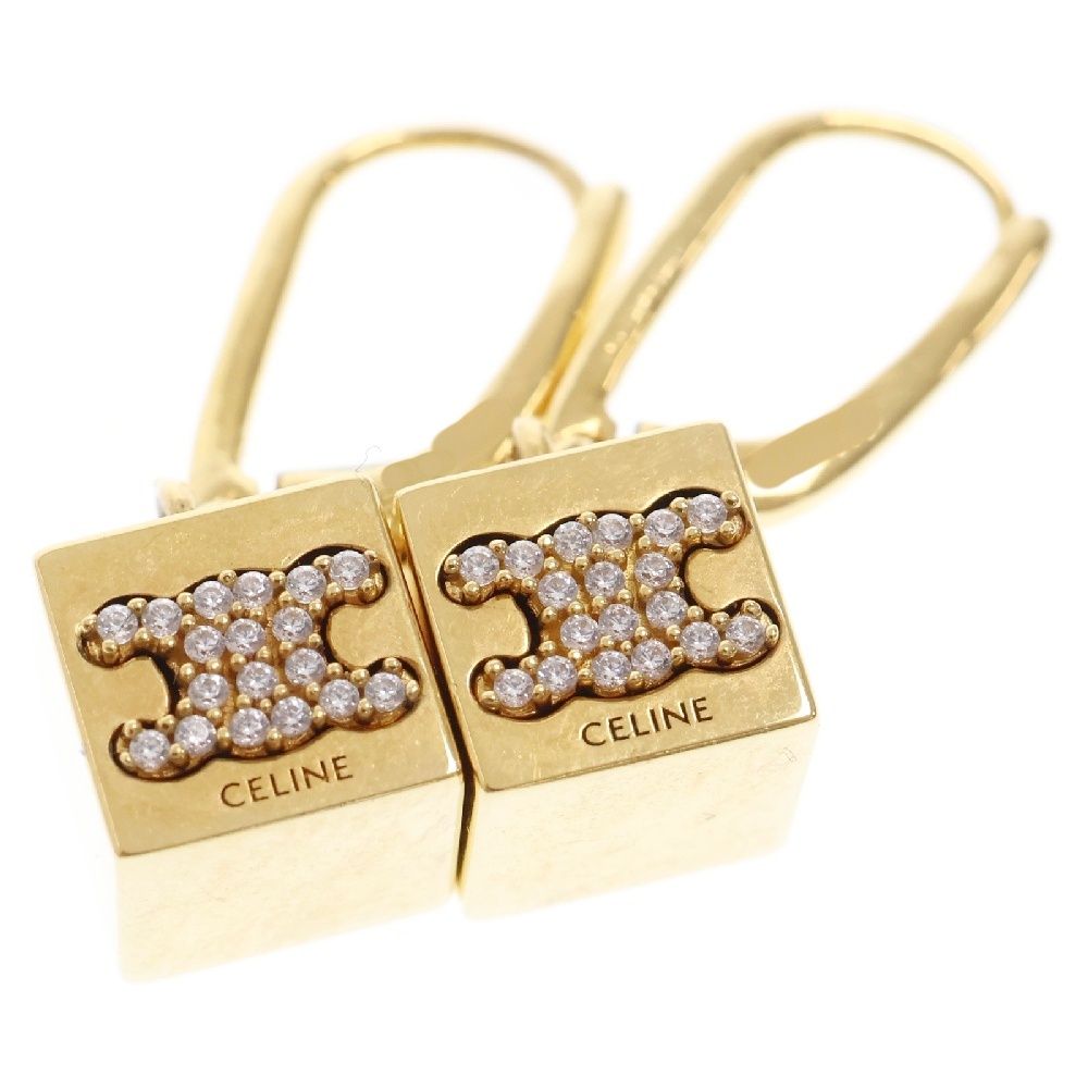 CELINE (セリーヌ) TRIOMPHE CUBE EARRINGS トリオンフ キューブ CELINE (セリーヌ) TRIOMPHE CUBE EARRINGS トリオンフ キューブ